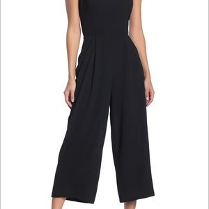 NWT Threads & States wide leg jumpsuit black L